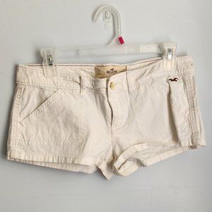 Hollister Size 5 White Short Shorts